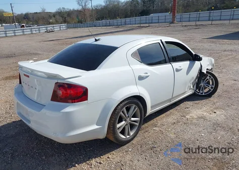 2014 Dodge Avenger Se z USA, uszkodzony, nr VIN 1C3CDZAB8EN189629